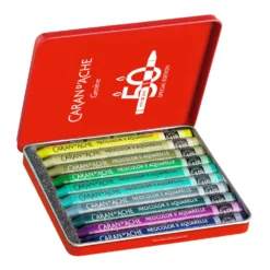 Zestaw pasteli akwarelowych Neocolor II Lush - Caran d'Ache - 10 szt.