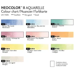 Zestaw pasteli akwarelowych Neocolor II Pastel - Caran d'Ache - 10 szt.