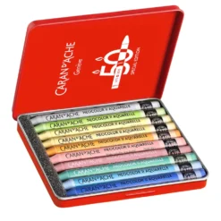 Zestaw pasteli akwarelowych Neocolor II Pastel - Caran d'Ache - 10 szt.