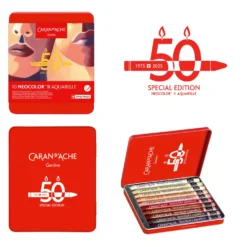 Zestaw pasteli akwarelowych Neocolor II Portrait - Caran d'Ache - 10 szt.