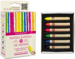 Zestaw pasteli olejnych Artist' Fluorescent - Sennelier - 6 szt.