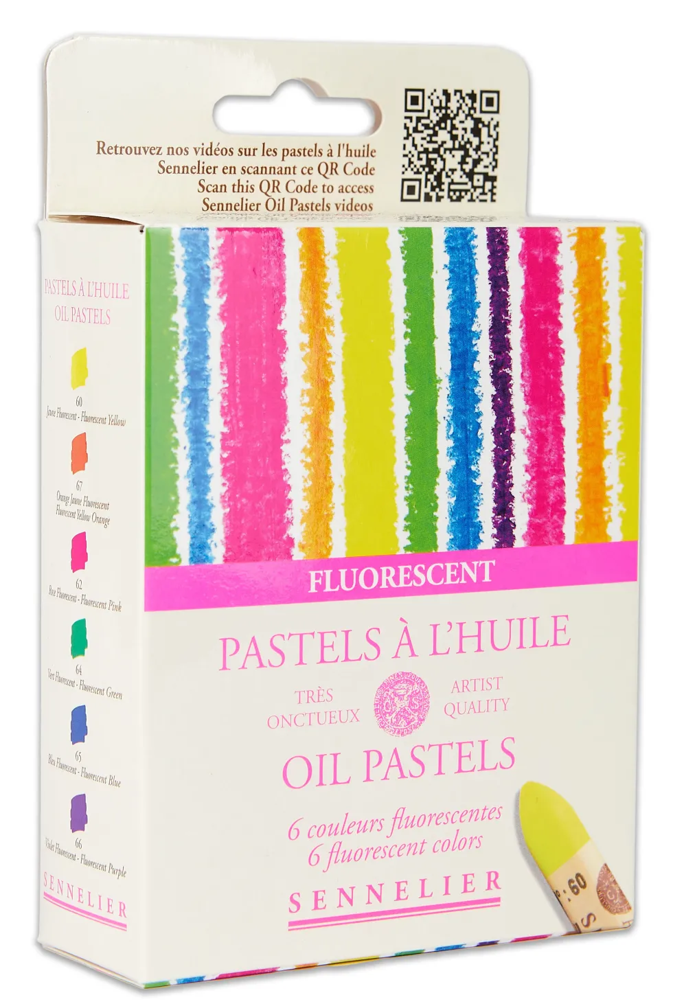 Zestaw pasteli olejnych Artist' Fluorescent - Sennelier - 6 szt.