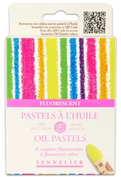 Zestaw pasteli olejnych Artist' Fluorescent - Sennelier - 6 szt.