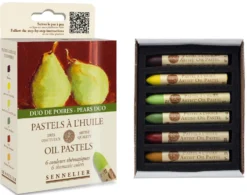 Zestaw pasteli olejnych Artist' Pears Duo - Sennelier - 6 szt.