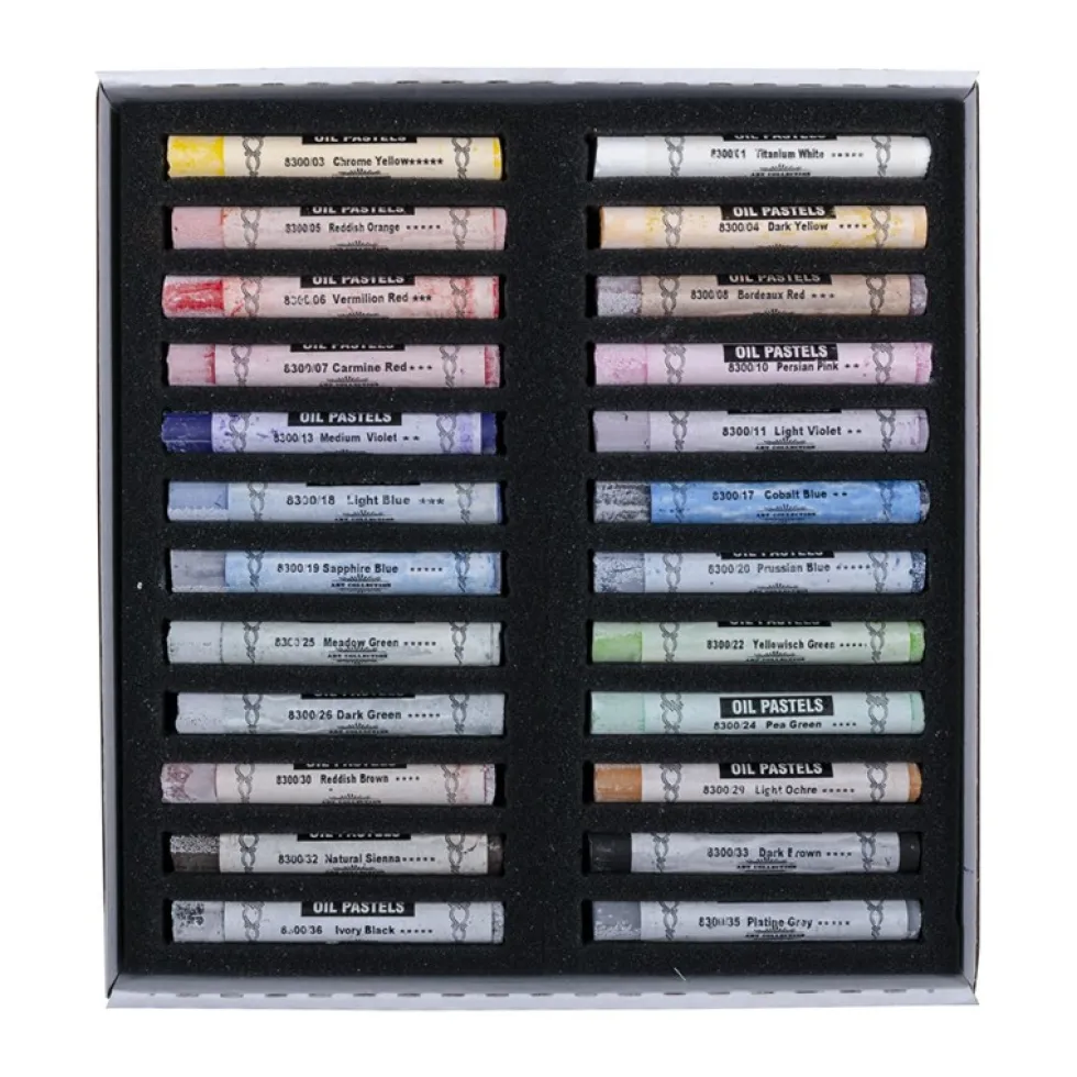 Zestaw pasteli olejnych Gioconda Oil Pastels - Koh-I-Noor - 24 kolory