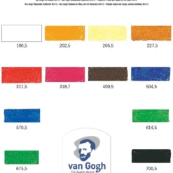 Zestaw pasteli olejnych - Van Gogh - 12 kolorów