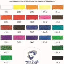 Zestaw pasteli olejnych - Van Gogh - 24 kolory