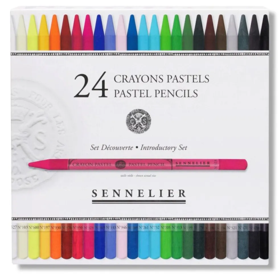 Zestaw pasteli suchych Pastel Pencil Introductory - Sennelier - 24 szt.