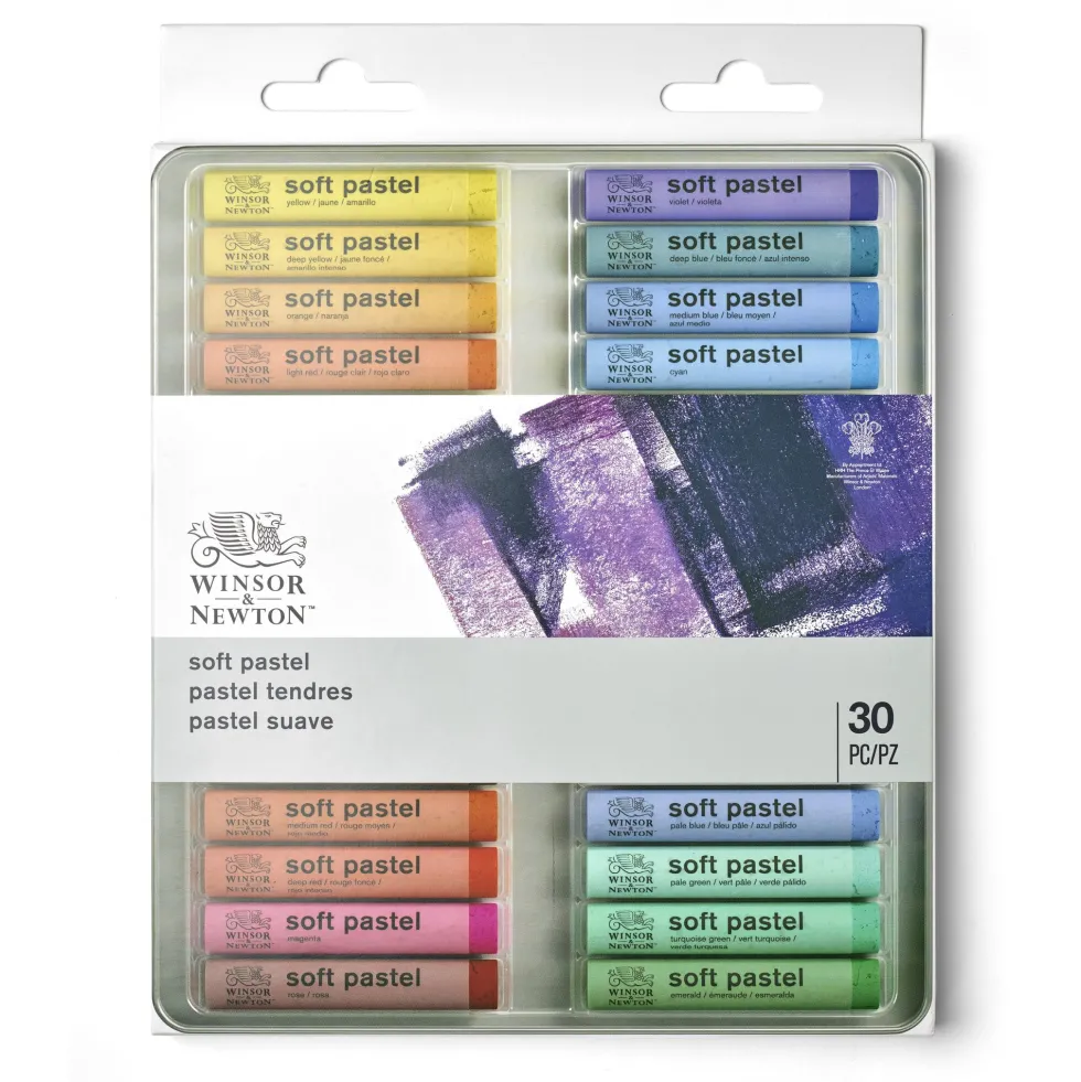 Zestaw pasteli suchych Soft Pastel - Winsor & Newton - 30 kolorów
