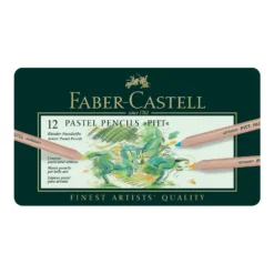 Zestaw pasteli suchych w kredce Pitt Pastel - Faber-Castell - 12 kolorów