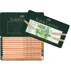 Zestaw pasteli suchych w kredce Pitt Pastel - Faber-Castell - 12 kolorów
