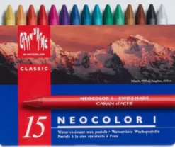 Zestaw pasteli woskowych Neocolor I - Caran d'Ache - 15 szt.