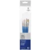Zestaw pędzli Cotman do akwareli - Winsor & Newton - krótka rączka, 3 szt.