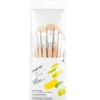 Zestaw pędzli Hobby Set - Rico Design - płaskie, 8 szt.