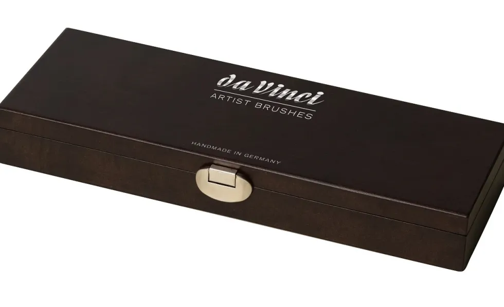 Zestaw pędzli naturalnych Maestro2 w drewnianym etui - Da Vinci - 5 szt.