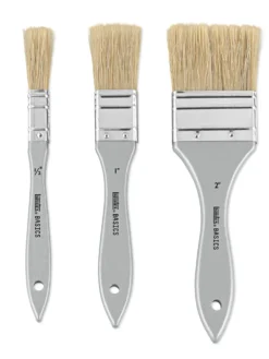 Zestaw pędzli płaskich, naturalnych Basics - Liquitex - 3 szt.