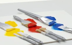 Zestaw pędzli płaskich, syntetycznych Basics - Liquitex - 3 szt.