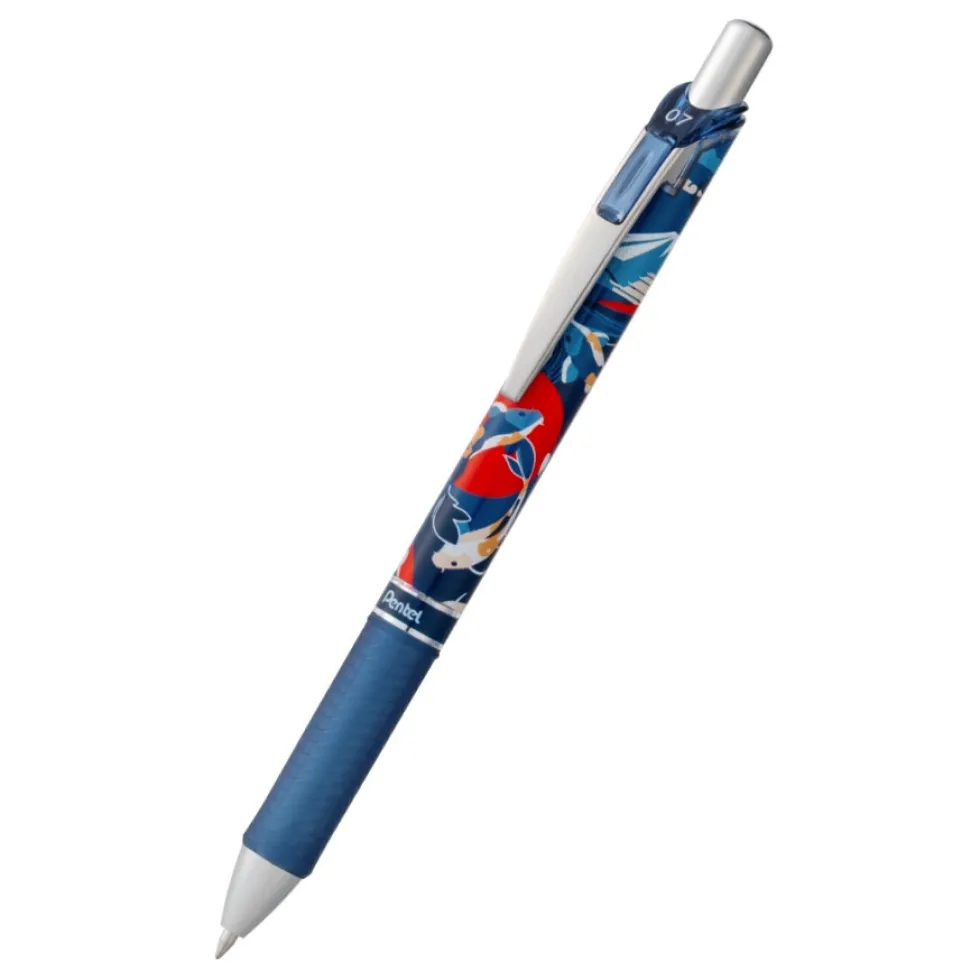 Zestaw piór kulkowych EnerGel Nature - Pentel - Dark 0,7 mm 3 szt.