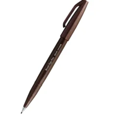 Zestaw pisaków artystycznych Brush Sign Pen - Pentel - Kolorowa Rafa, 6 szt.