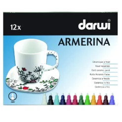 Zestaw pisaków do ceramiki Armerina - Darwi - 12 kolorów