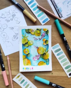 Zestaw pisaków Manga Kawaii - Tombow - 5 szt.