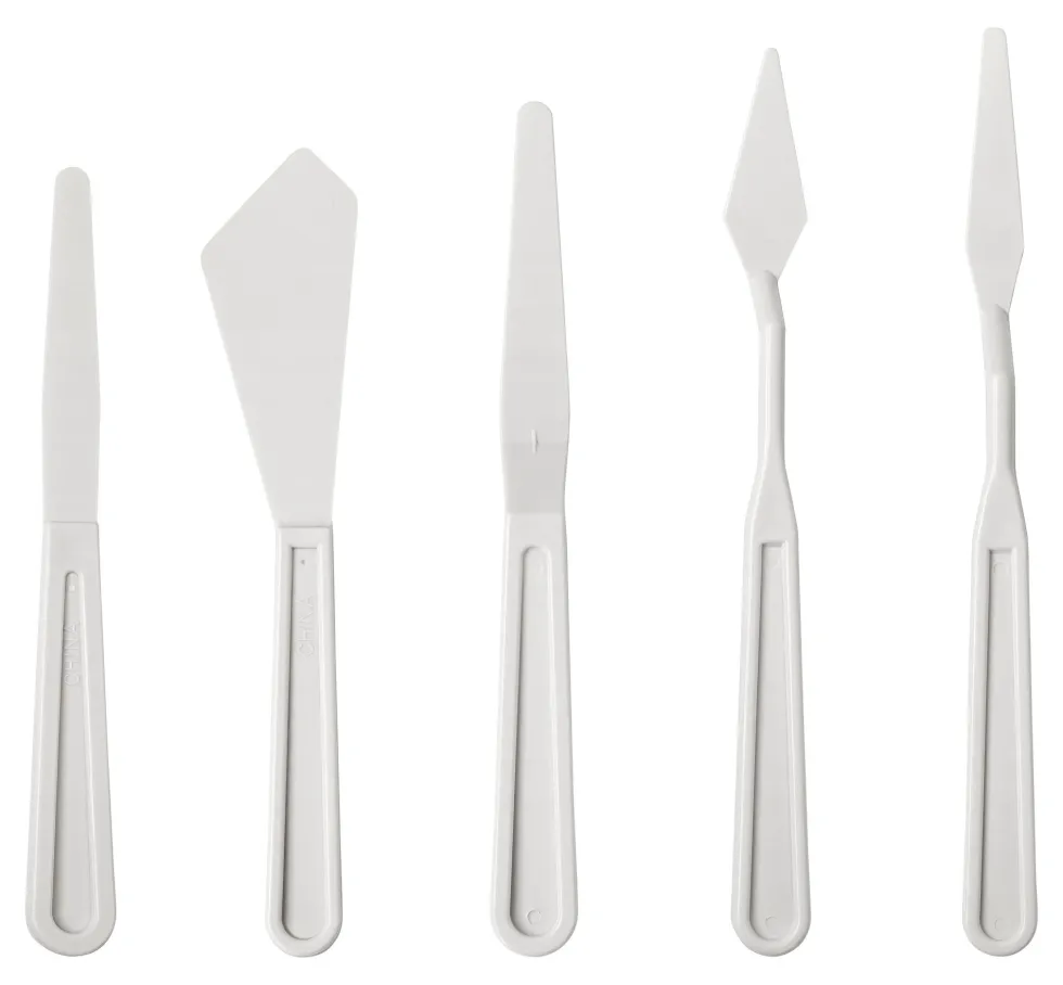 Zestaw plastikowych szpachelek malarskich Basic - Liquitex - 5 szt.