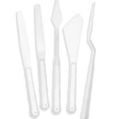 Zestaw plastikowych szpachelek malarskich - DpCraft - 5 szt.