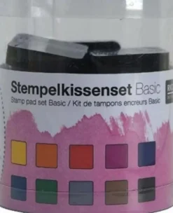 Zestaw poduszek z tuszem do stempli - Rico Design - 10 szt.