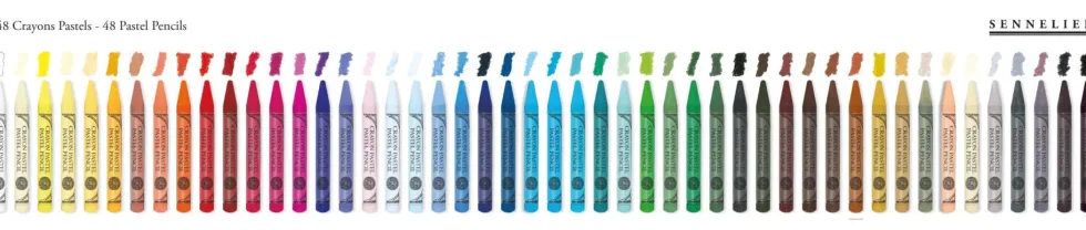 Zestaw połówek pasteli suchych Half Pastel Pencil Introductory - Sennelier - 48 szt.