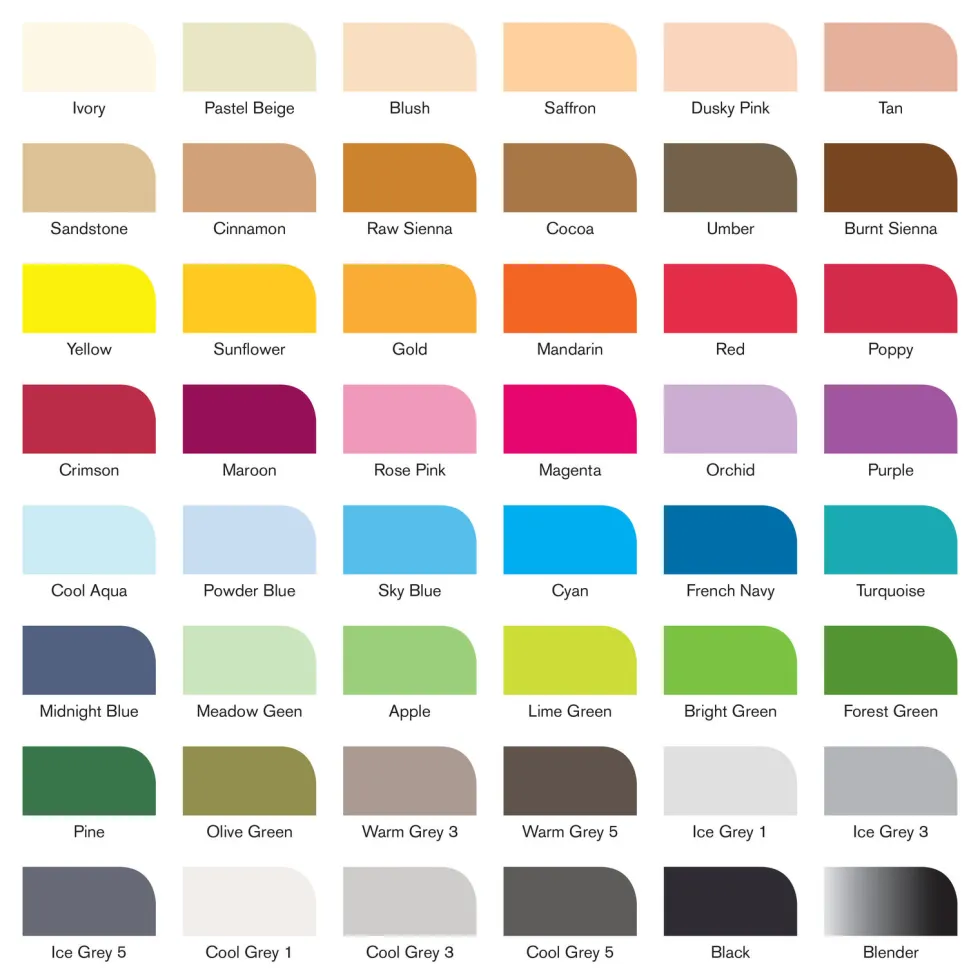 Zestaw Promarker Essential Collection - Winsor & Newton - 48 szt.