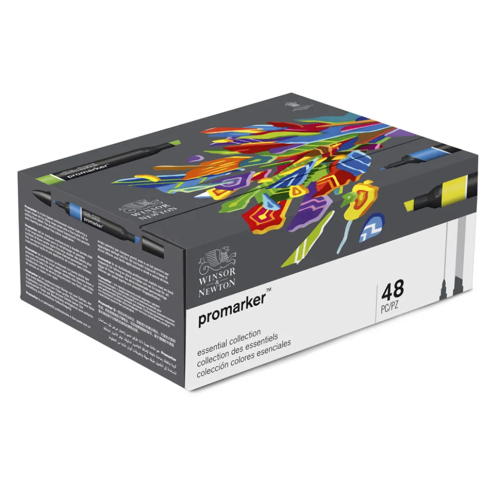 Zestaw Promarker Essential Collection - Winsor & Newton - 48 szt.