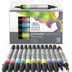 Zestaw Promarker Watercolor - Winsor & Newton - Basic, 12 szt.