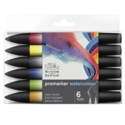 Zestaw Promarker Watercolor - Winsor & Newton - Basic, 6 szt.