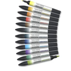 Zestaw Promarker Watercolor - Winsor & Newton - Landscape, 12 szt.