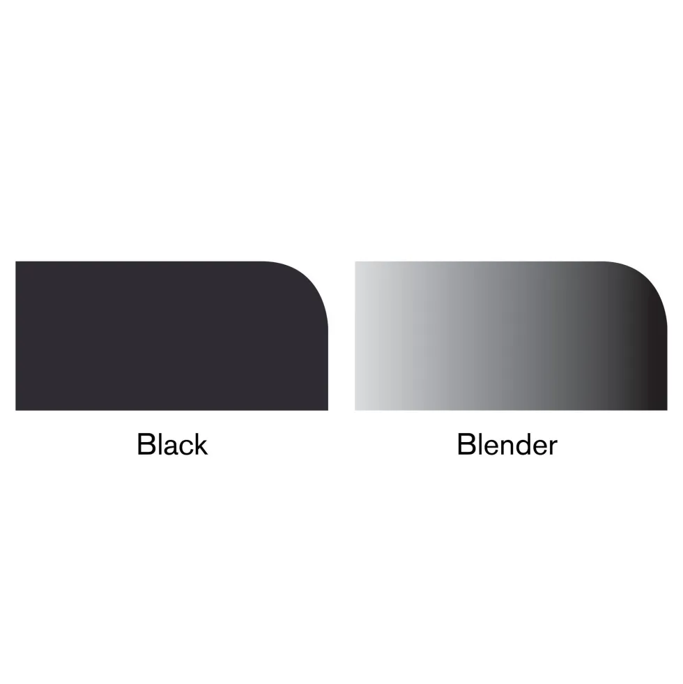 Zestaw Promarker - Winsor & Newton - Black & Blender, 2 szt.