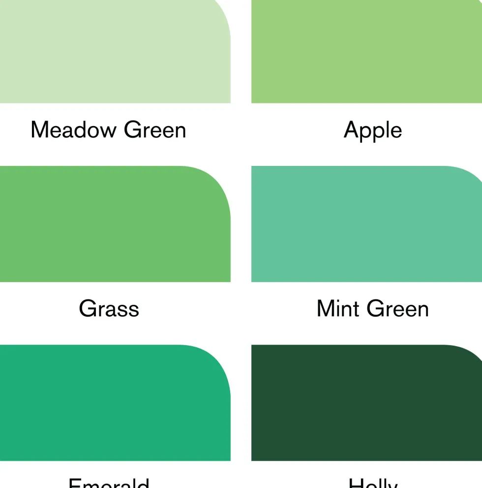 Zestaw Promarker - Winsor & Newton - Green Tones, 6 szt.