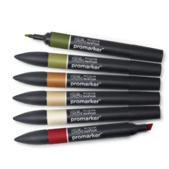 Zestaw Promarker - Winsor & Newton - Landscape Tones 1, 6 szt.