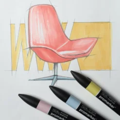 Zestaw Promarker - Winsor & Newton - Pastel Tones 2, 3 szt.