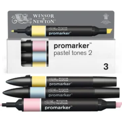 Zestaw Promarker - Winsor & Newton - Pastel Tones 2, 3 szt.