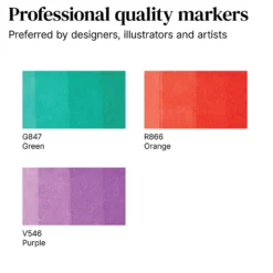 Zestaw Promarker - Winsor & Newton - Secondary Colours, 3 szt.