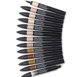 Zestaw Promarker - Winsor & Newton - Skin Tones, 12 + 1 szt.