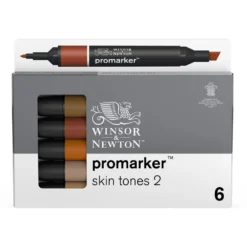 Zestaw Promarker - Winsor & Newton - Skin Tones 2, 6 szt.