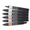 Zestaw Promarker - Winsor & Newton - Skin Tones 1, 6 szt.