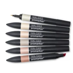 Zestaw Promarker - Winsor & Newton - Skin Tones 1, 6 szt.