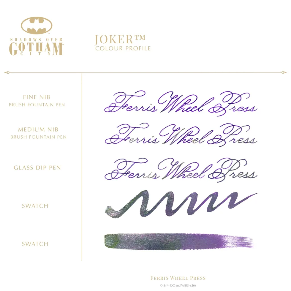 Zestaw Shadows over Gotham City Limited Edition - Ferris Wheel Press - Joker