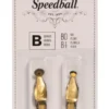 Zestaw stalówek do kaligrafii B0/B-1/2 - Speedball - 2 szt.
