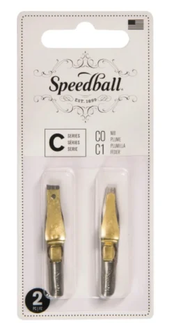 Zestaw stalówek do kaligrafii C0/C1 - Speedball - 2 szt.