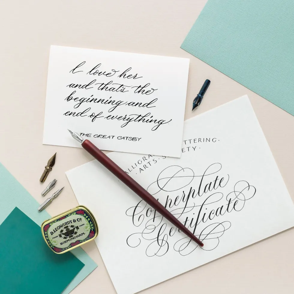 Zestaw stalówek do kaligrafii Copperplate & Shadow Nib Set - Manuscript