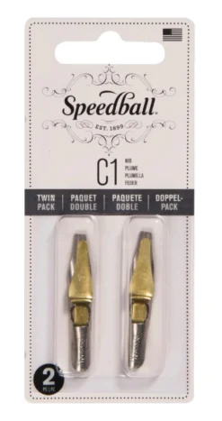 Zestaw stalówek do kaligrafii C1 - Speedball - 2 szt.