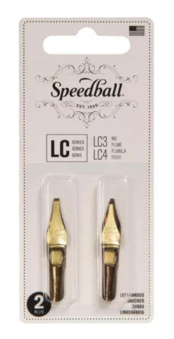 Zestaw stalówek do kaligrafii Left Hand LC3/LC4 - Speedball - 2 szt.